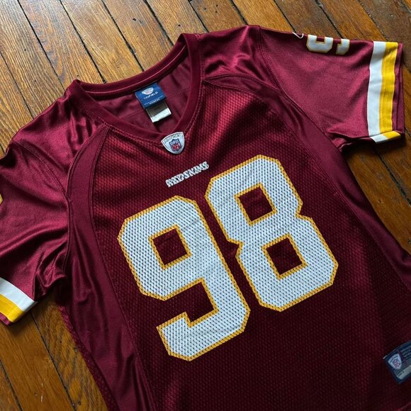 Vintage Y2K NFL On Field Washington Brian Orakpo 98 Football Jersey Women Medium - Picture 3 of 8